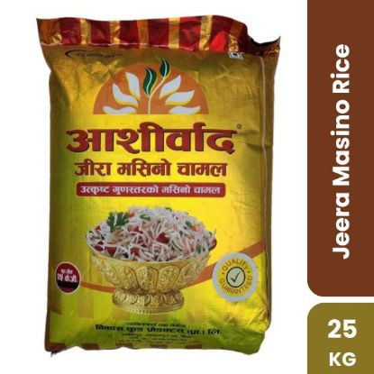Picture of Aashirvard Jeera Masino Rice, 25kg