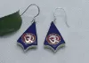 Picture of Pure Silver Om Earring