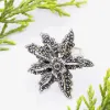 Picture of Pure Silver Ring With Natural Marcasite / 8.9 Gram