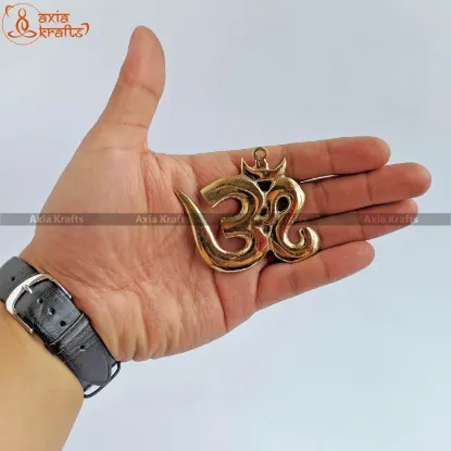 Picture of Axia Krafts Brass Om Front Door Hanging Om