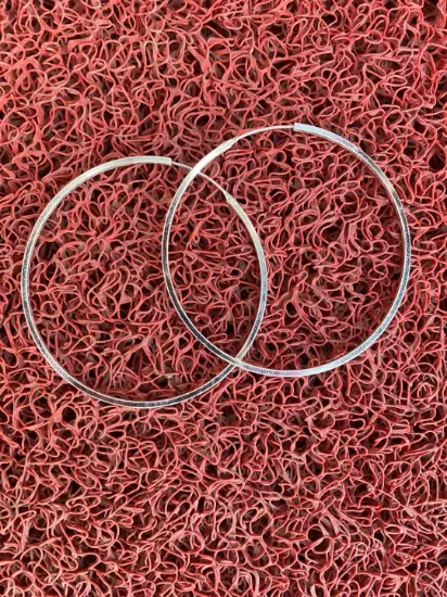 Picture of Pure Silver Hoop Earring/Women 4.7 Gram