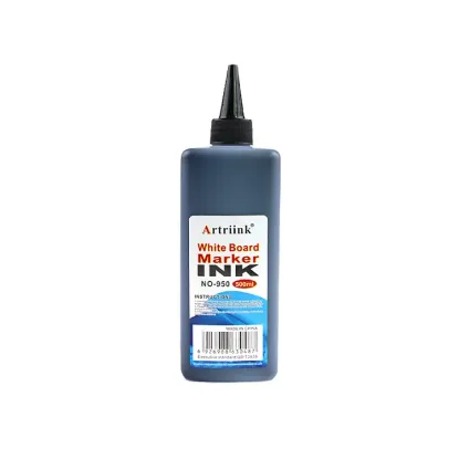 Picture of New BLack Colour White Board Marker Ink/ White Board Marker Dry Erase Ink 500 ml Bottle with Attached Dispensor