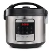 Picture of Royal Electric Rice Cooker,5 Litre Ceramic Coated Inner Bowl,Steam Basket,6 Preset Cooking Function With Advanced Fuzzy Logic,Keep Warm Function,Cooks Up To 8 Cups