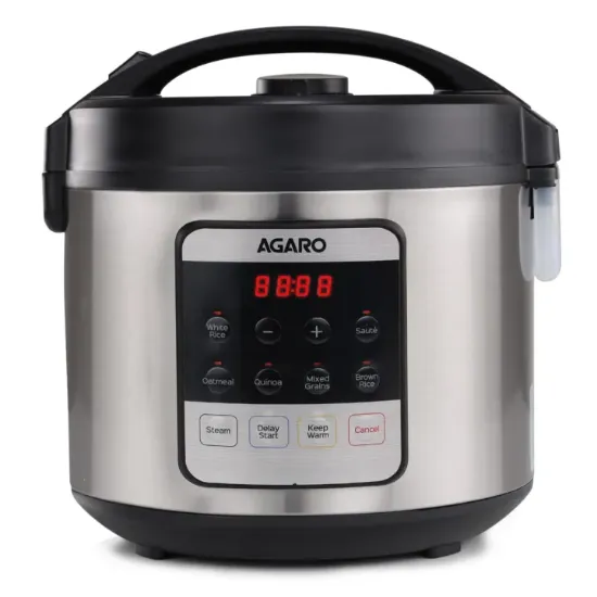 Picture of Royal Electric Rice Cooker,5 Litre Ceramic Coated Inner Bowl,Steam Basket,6 Preset Cooking Function With Advanced Fuzzy Logic,Keep Warm Function,Cooks Up To 8 Cups