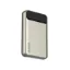 Picture of 10000mAh Slim Magnetic Wireless Powerbank Natural Titanium Finish Perfect for iPhone 16,15,14,13,12 with Led Display and 20W Fast Wired Charging - Charges iPhone 50% in 30 mins