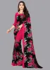 Picture of Printed, Floral Print Daily Wear Georgette Saree (Red)