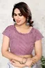Picture of Dyed Daily Wear Georgette Saree (White)