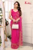 Picture of Printed, Paisley Bollywood Georgette Saree (Purple)