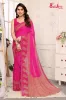 Picture of Printed, Paisley Bollywood Georgette Saree (Purple)