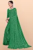 Picture of Polka Print Daily Wear Georgette Saree (Pink)
