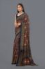 Picture of Printed Bandhani Georgette Saree (Dark Blue)