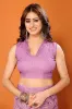 Picture of Dyed Daily Wear Georgette Saree (Purple)