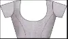 Picture of Printed Madhubani Cotton Silk Saree (Blue, Grey)