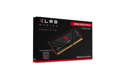Picture of Pny Laptop Ram 8Gb Xlr8 Ddr4 Memory CL22 3200Mhz | 1.2V | 260-pin | Gaming Ram | Bigger Faster & More Productive | 2 Years Warranty